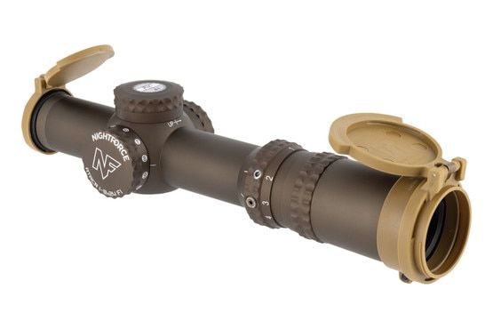 Nightforce ATACR 1-8x24mm FFP Rifle Scope with FC-DMX Reticle in Dark Earth
